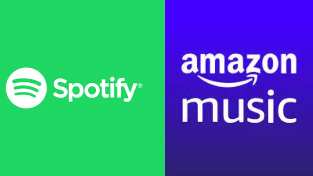 Spotify and Amazon Music
