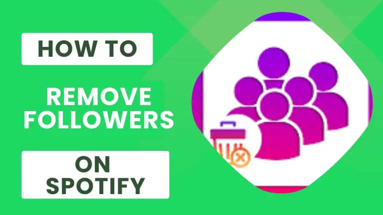 How To Remove Followers on Spotify